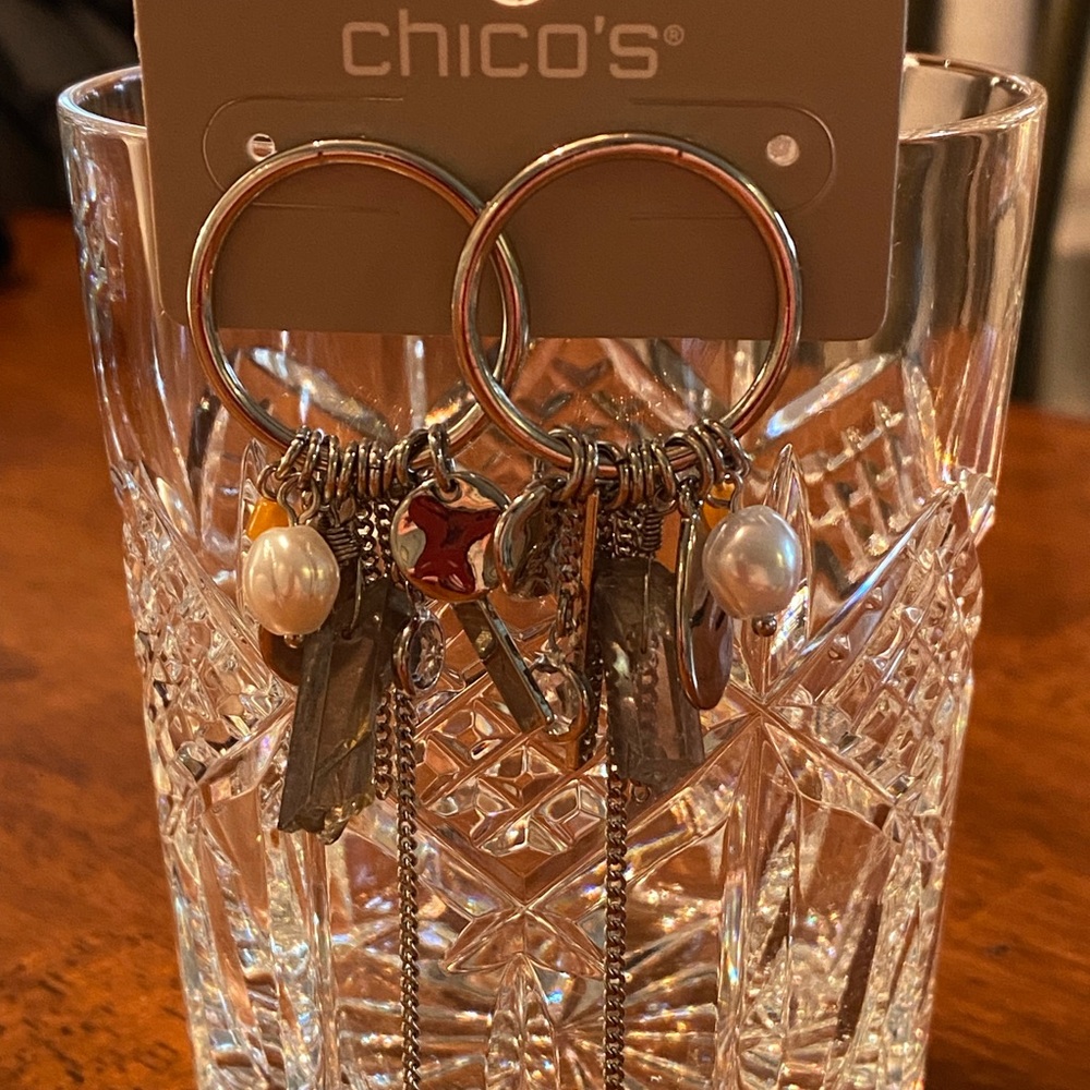Chico's earrings.  New with tags.